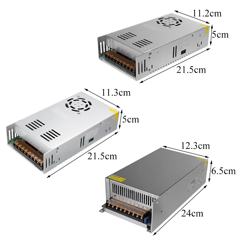 Тонкий металлический выключатель Питание AC110-240V Dc/Dc 36 V/48 V 400/500/1000W драйвер постоянного напряжения