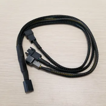 

Motherboard Internal 3Pin Female Cooling Fan Port 1 to 3 Parallel Link Splitter Power Sleeved Cable 22AWG Wire 30cm