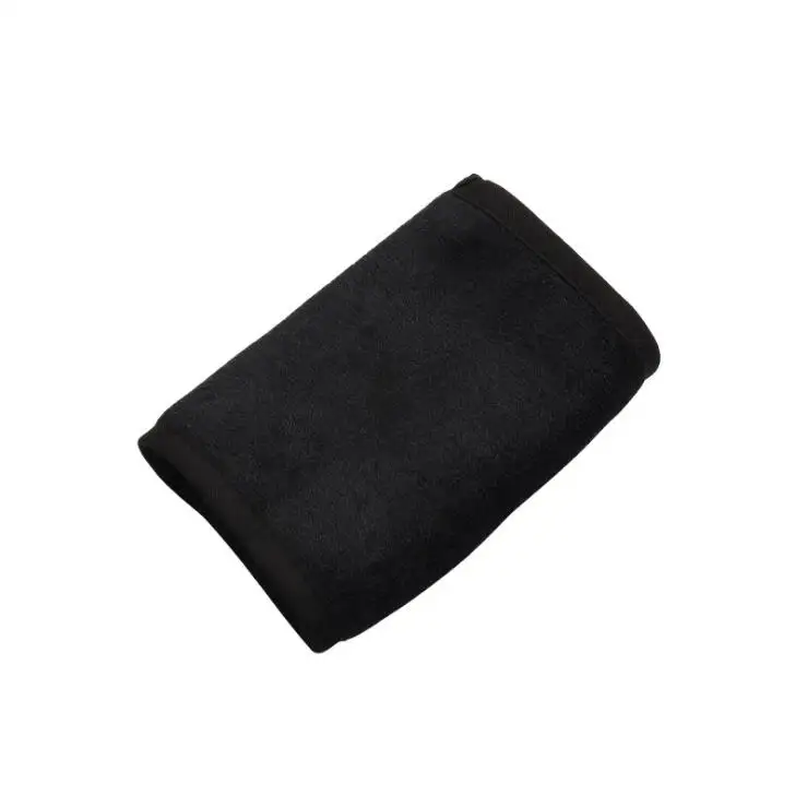 Спа-повязка на голову для лица Make Up wrap Head из махровой ткани на липучке, растягивающееся полотенце, инструмент для наращивания ресниц, повязка на голову - Цвет: Черный
