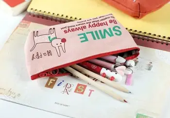 

Bag Makeup Purse Pouch Canvas Coin Cute Cosmetic Animal Bag Coin Pouch Pencil Case Brush Pen Storage Stationery Student