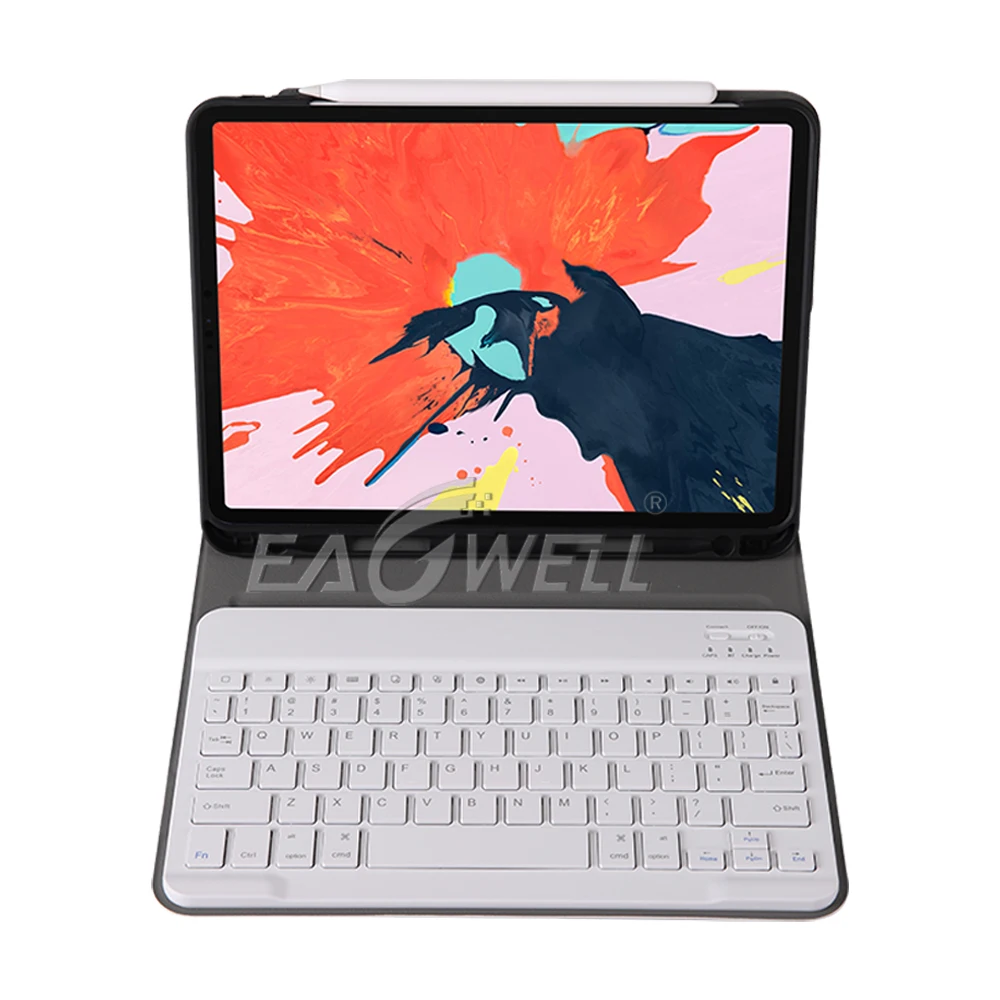 Беспроводная bluetooth-клавиатура для планшета, Чехол для iPad Pro 11, кожаный флип-чехол для iPad Pro 11 с держателем карандаша