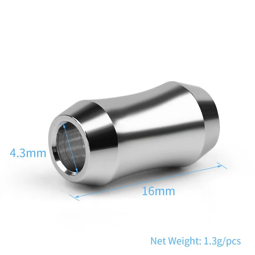 20PCS Audio Jack 4 3MM Wire Hole Aluminum Alloy Earphone Splitter Adapter HiFi Headphone Upgrade Cable Line Connector