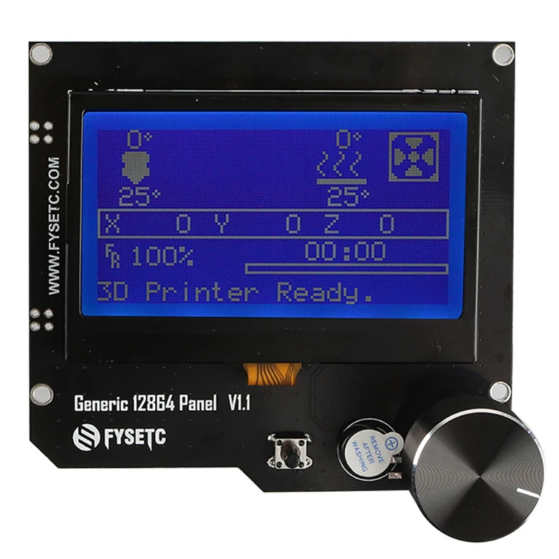 Generic12864 панель V1.1 Смарт 12864 ЖК-модуль дисплей Rgb экран Поддержка Marlin Diy для ЧПУ Ramps Cheetah F6 Vs Mini12864(Rgb
