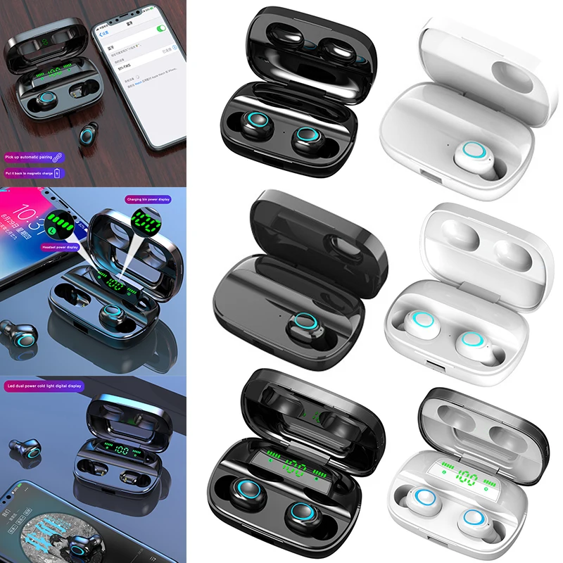 

Wireless Bluetooth 5.0 Earphone Headphone Stereo Waterproof Noise Canceling for Sport GY88