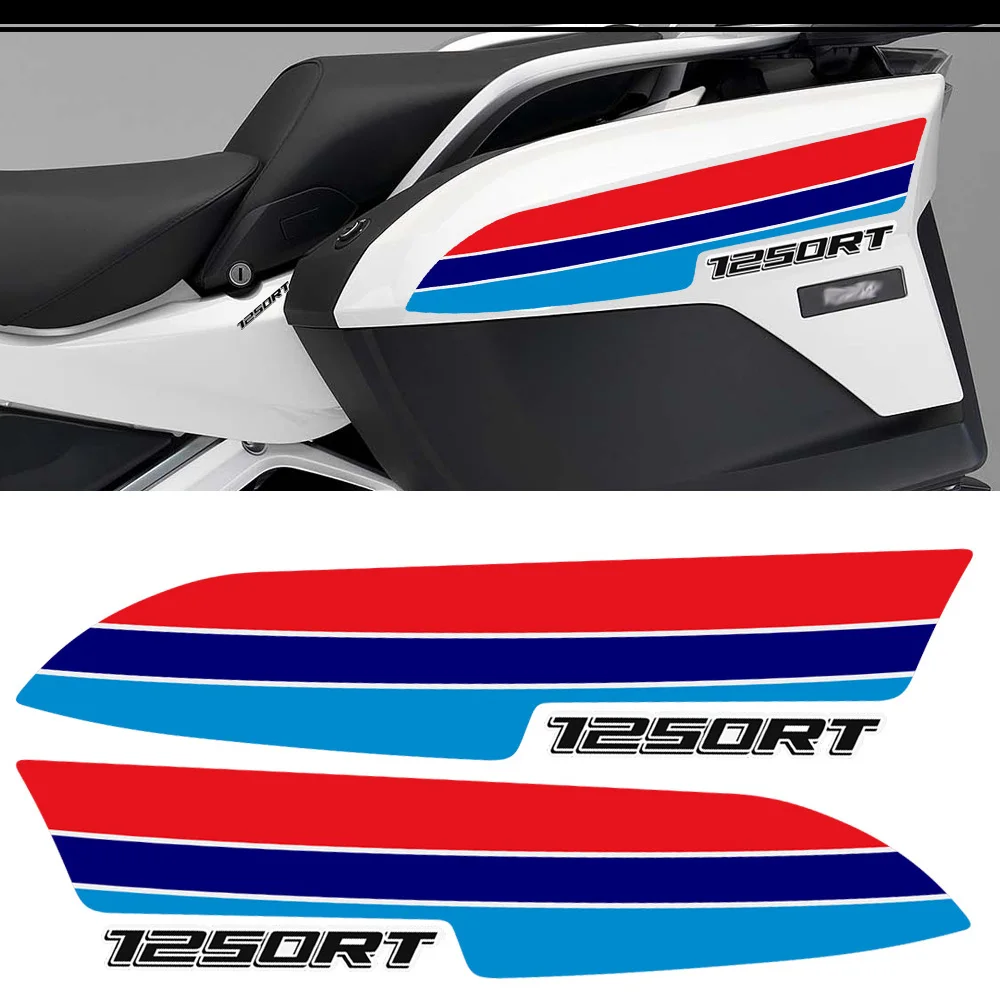 

Stickers Decal For BMW R 1250 R1250RT R1250 RT Tail Side Panniers Luggage Cases Trunk Tank Pad Protector Knee Fairing Fender Kit