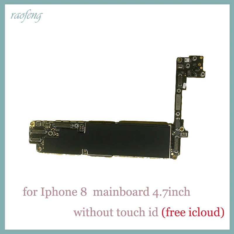 Raofeng хорошо работает без touch id для iphone 8 материнская плата 4,7 дюймов 64 Гб разблокированная материнская плата с чипами логическая плата