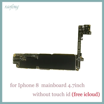 

Raofeng well work without touch id for iphone 8 motherboard 4.7inch 64gb unlocked mainboard with chips Logic Board