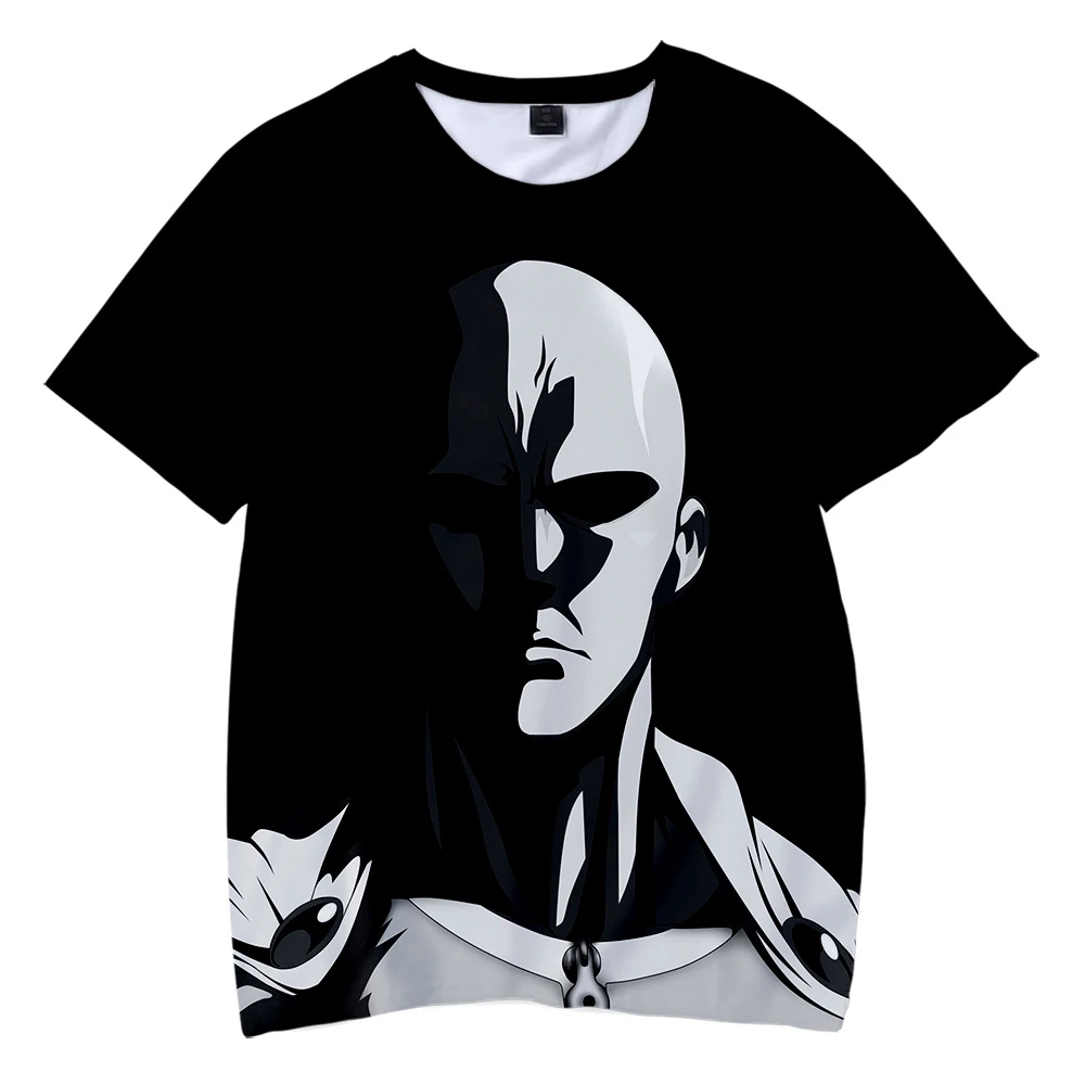 Высококачественная футболка с 3D принтом «One Punch Man», сезон 2 года детская летняя футболка с короткими рукавами для мужчин и женщин детская
