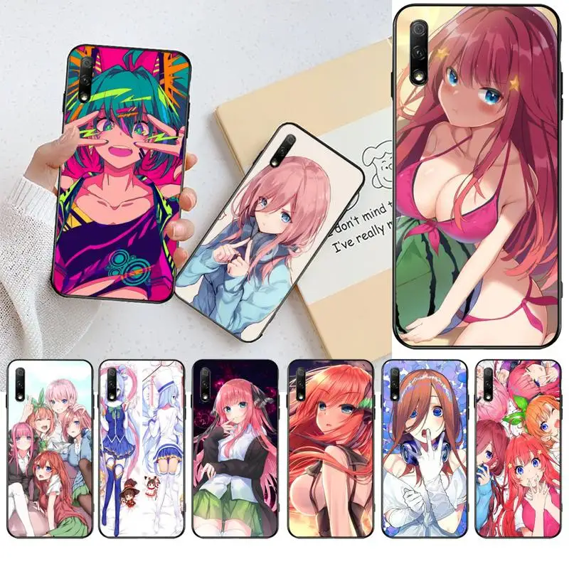 Аниме Quintuplets Bling милый чехол для телефона Huawei Honor 30 20 10 9 8 8x 8c v30 Lite view pro|Бамперы| |