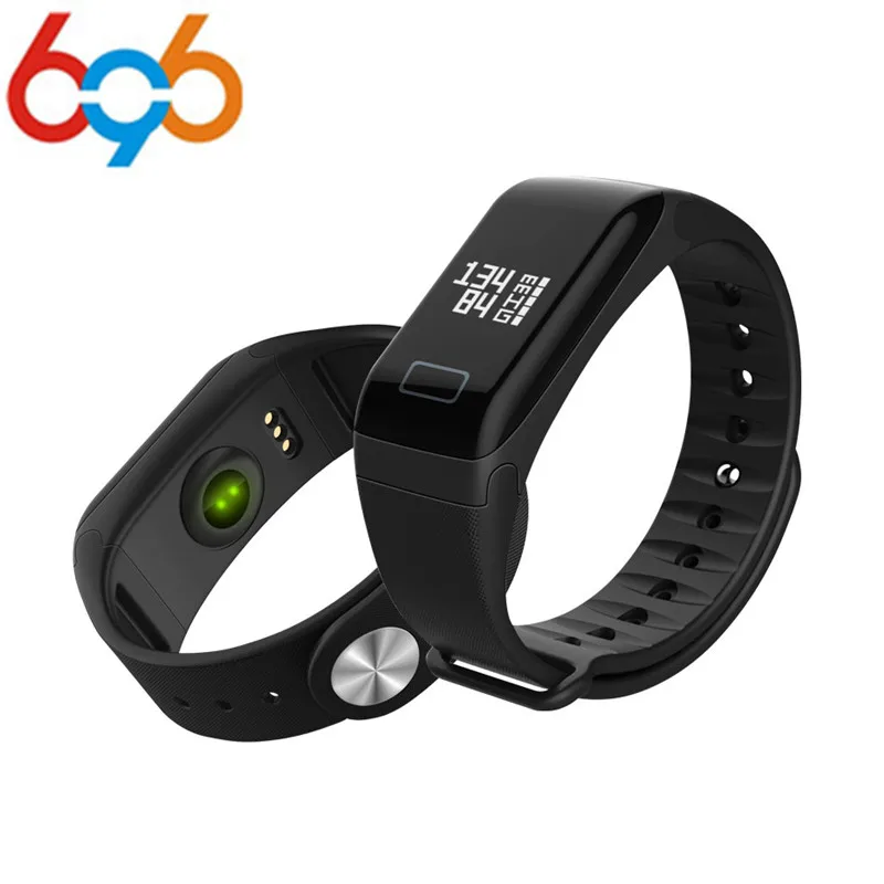 EnohpLX Fitness Tracker Wristband Heart Rate Monitor Smart Band F1 Blood Pressure With Pedometer Bracelet | Электроника