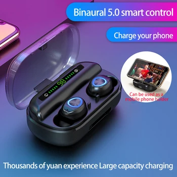 

LIGE TWS 5.0 Bluetooth Headphones 3D Stereo HiFi Sound Quality Wireless Earphone with Microphone Waterproof Sports Earphones