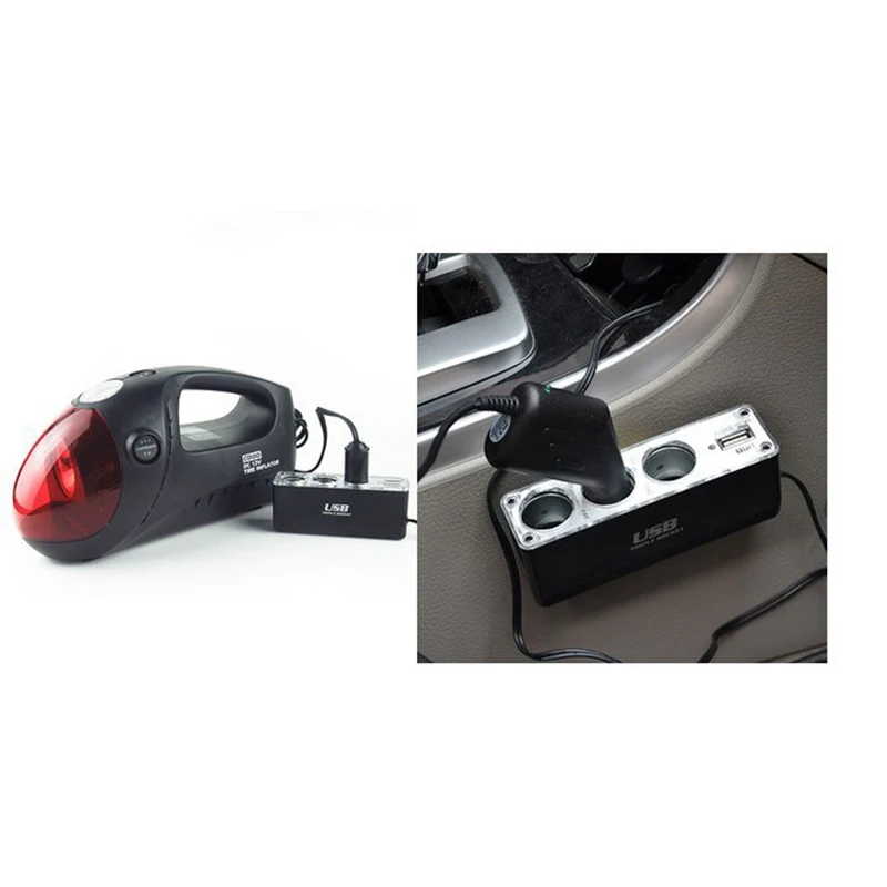 1 5A USB Автомобильное зарядное устройство USB+ 3 прикуривателя прикуриватель быстрое автомобильное зарядное устройство разветвитель адаптер питания автомобильный стиль