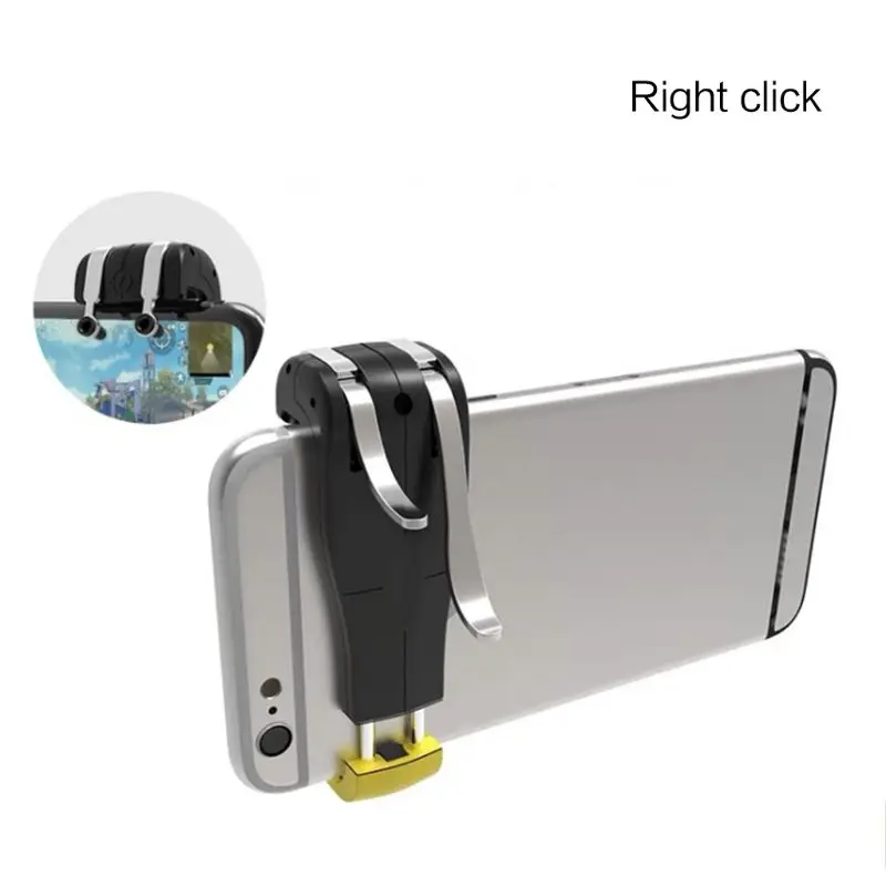 Durable Left Right Game Trigger Gamepad Game Controller Grip Joystick for iPhone Android Cell Phones Games Supplies 