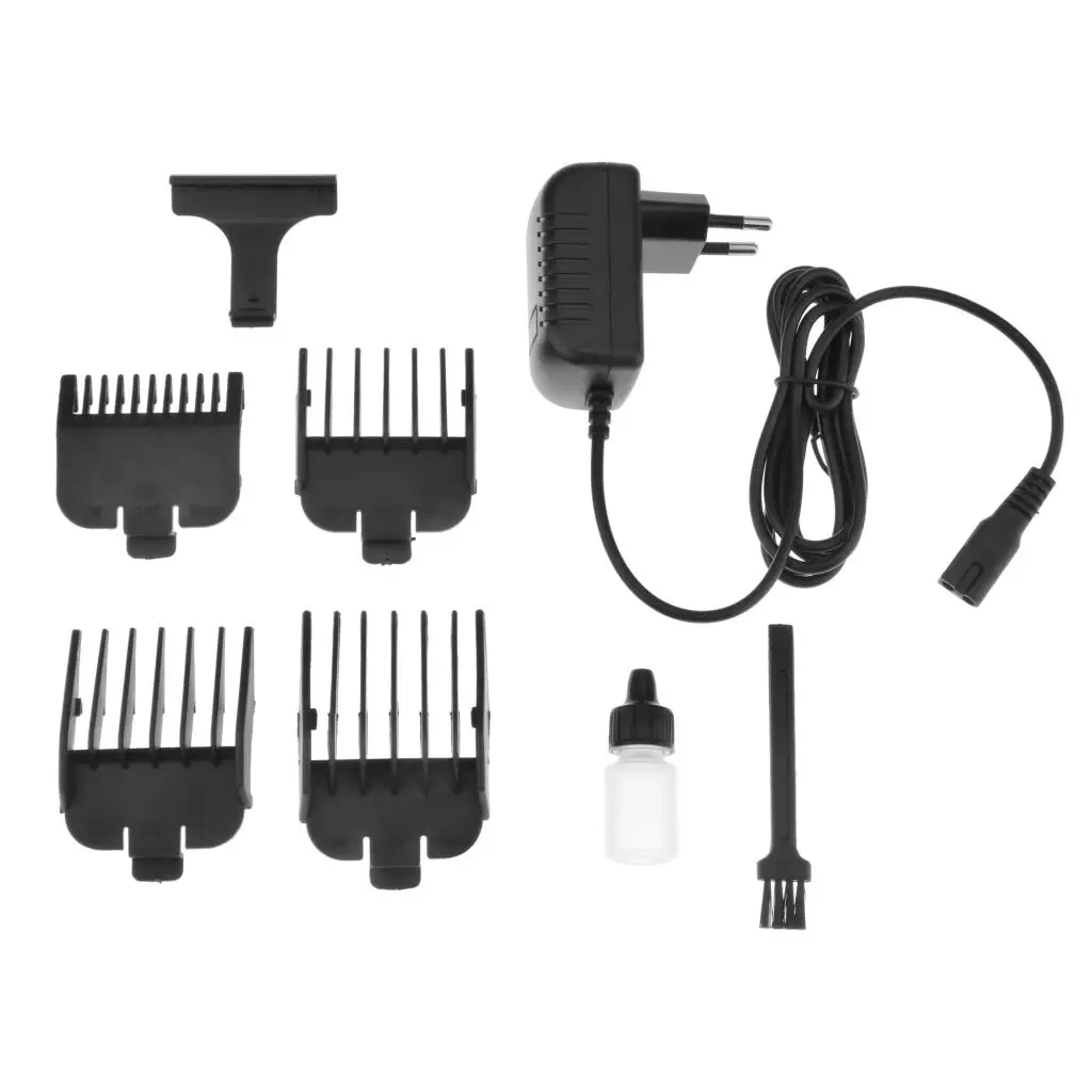 Kemei KM-809A Men's Electric LCD Hair Clipper Professional Rechargeable Trimmer Haircut Machine Barber Shop Shaver EU Plug HOT