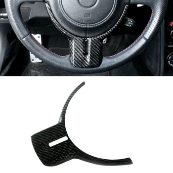 

Real Carbon Fiber Steering Wheel Frame Panel Cover Trim for Toyota GT86 Subaru BRZ