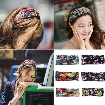 

Wrap Hair Yoga Flower Headband Twisted Women Running Fitness Turban