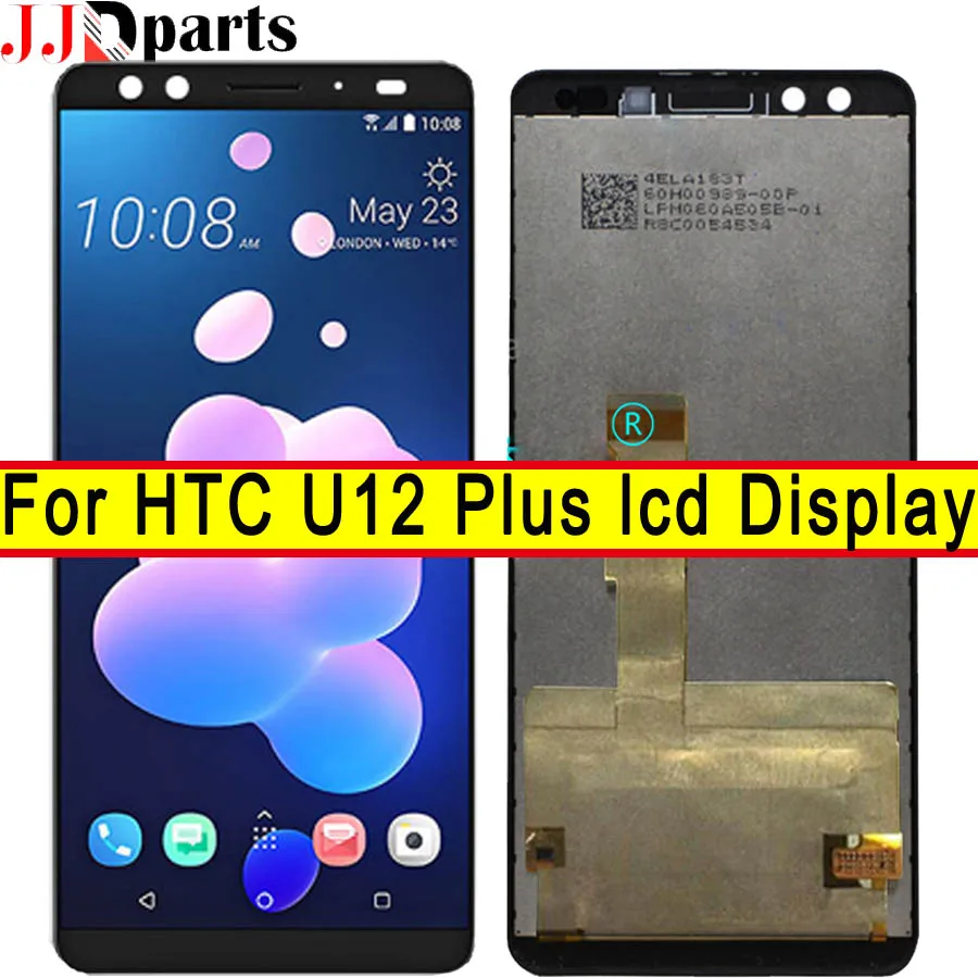 6," дисплей для htc U12 Plus ЖК-дисплей кодирующий преобразователь сенсорного экрана в сборе для htc U12 Plus lcd U12+ запасные части дисплея