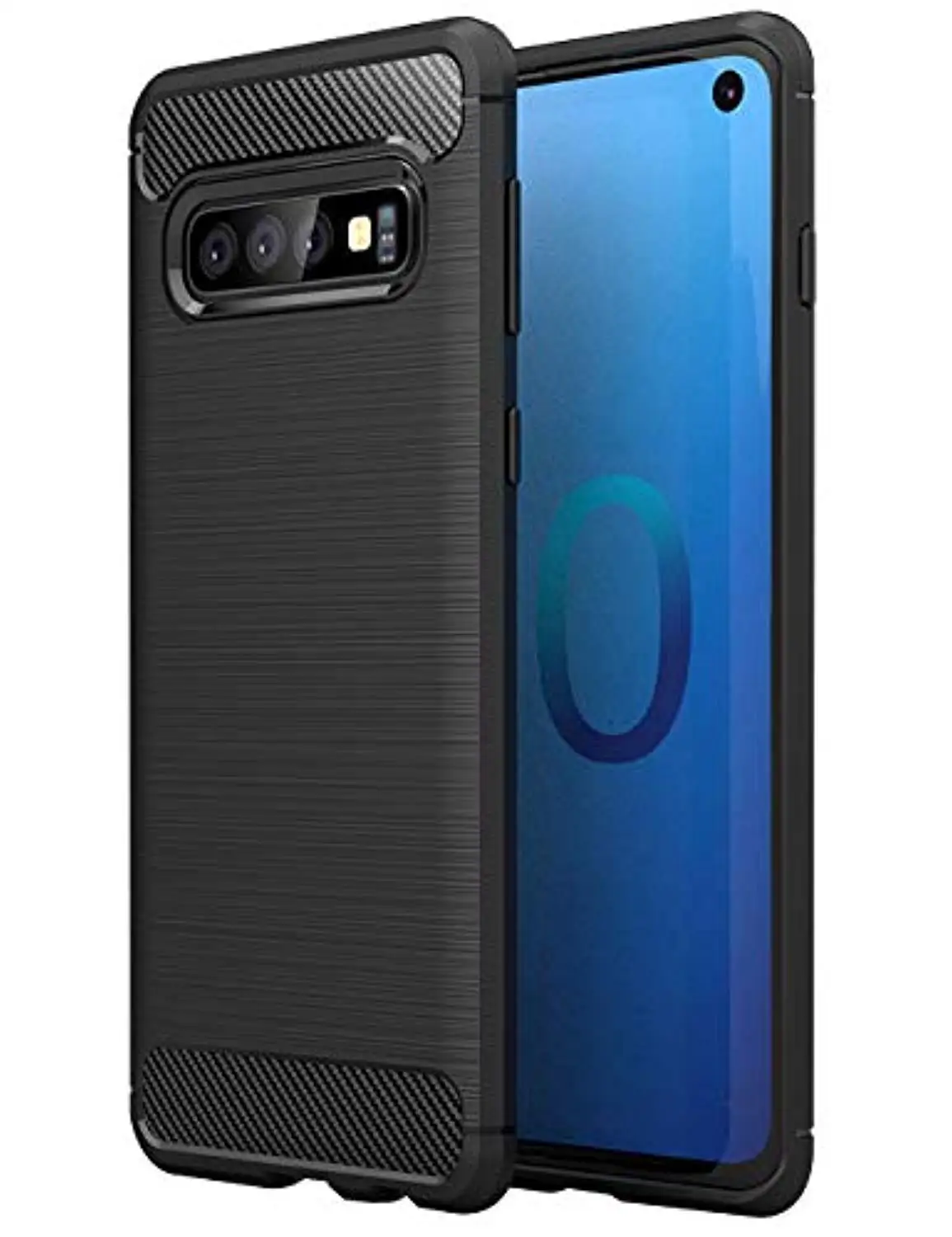 Carbon Fiber Armor for Samsung Galaxy S10 5G S9 S8 Plus S20 Ultra A51 A71 A20E A7 A8 2018 Cover TPU Silicone Soft Phone Cases |