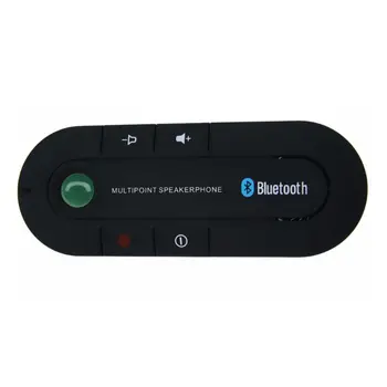 

1Set Wireless Bluetooth Hands Free Car Speaker Phone Sun Visor Clip Music Player 57BA