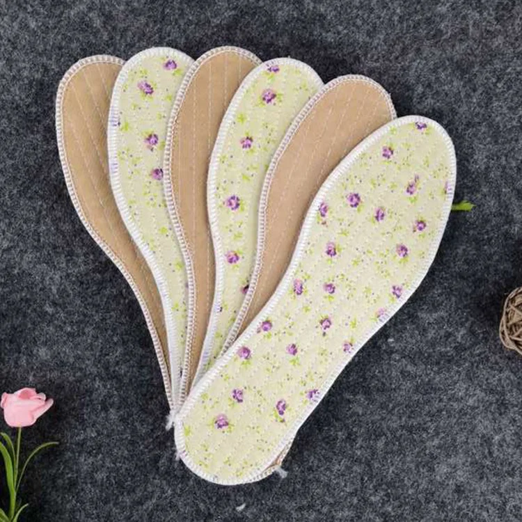 

Spring [3-5-pair Pack] Fragrant Insole Breathable Sweat Absorbing Cotton Cloth Men's Women's Four Seasons Violet Sports Insoles