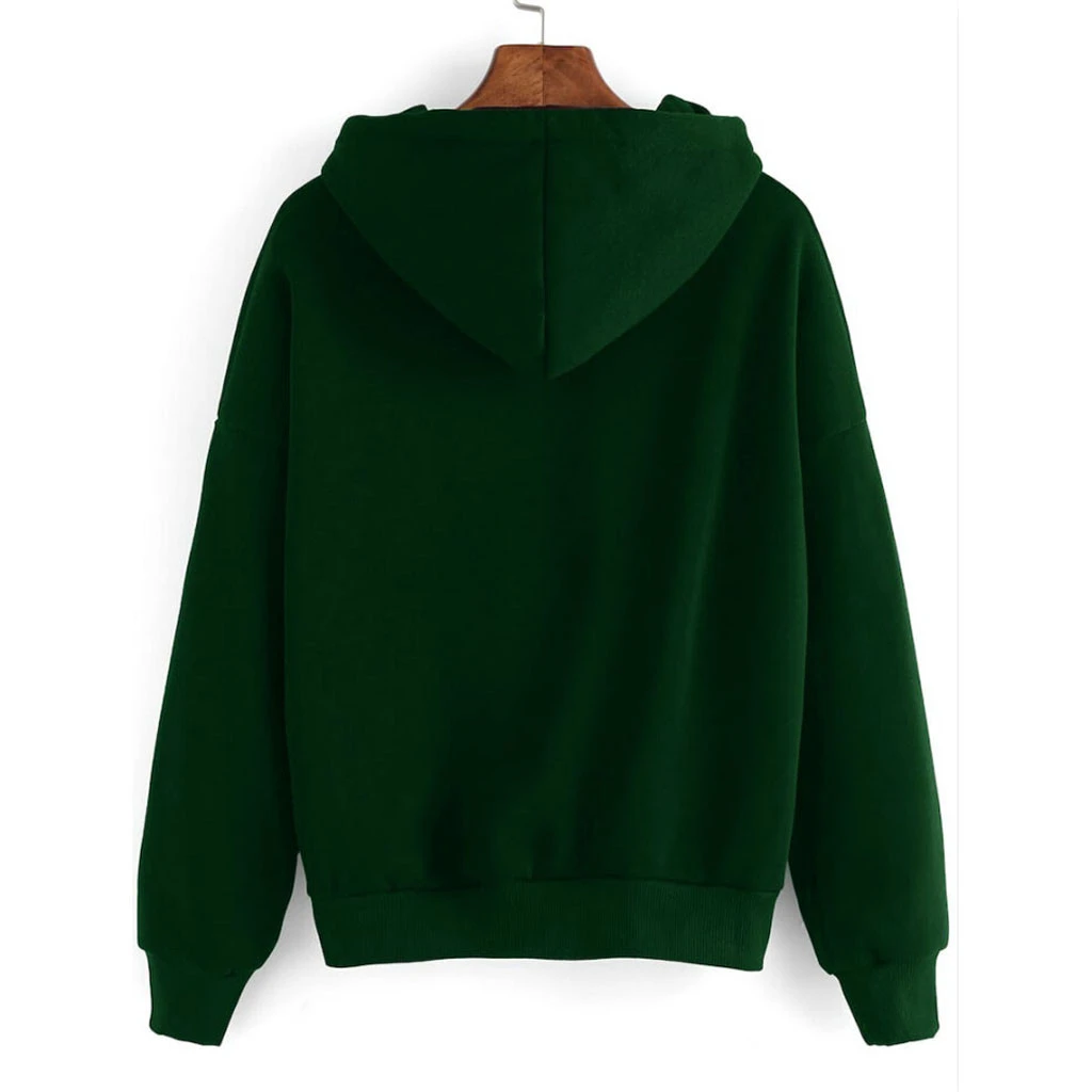 Hoodies Women Sweatshirts Large Size Leisure Printed Long Sleeve Casual Pullover Clothes Soft Cotton Korean Style Ladies 820