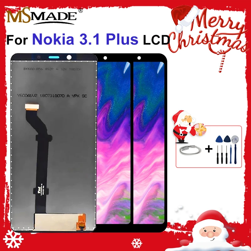 ЖК-дисплей для Nokia 3,1 Plus lcd TA-1118 TA-1104 TA-1125 TA-1117 TA-1113 TA-1115 ЖК-дисплей сенсорный экран дигитайзер Замена