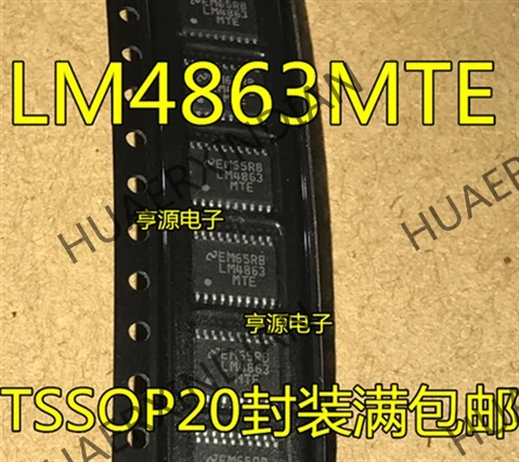 10 шт./лот LM4863MTE LM4863MTEX LM4863 TSSOP20 IC в