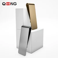 Custom Lettering Couple Money Clip Wallet Slim Pocket Cash ID Credit Card Money Holder Stainless Steel Brass Bill Clip Clamp 2