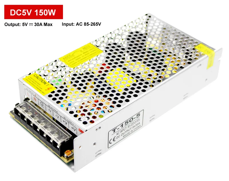 220v AC to DC 5v Power Supply for Led Strip 5 V Smps Source Switching Power Supply 5V 2a 3a 10a Transformer Led Driver