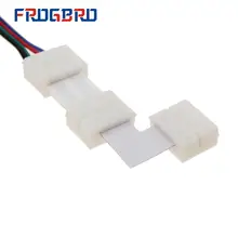 Frogbro 2 pces conector de cabo liso bloco terminal conector condutor ângulo 90 graus para alto-falante led cabo de alimentação de áudio