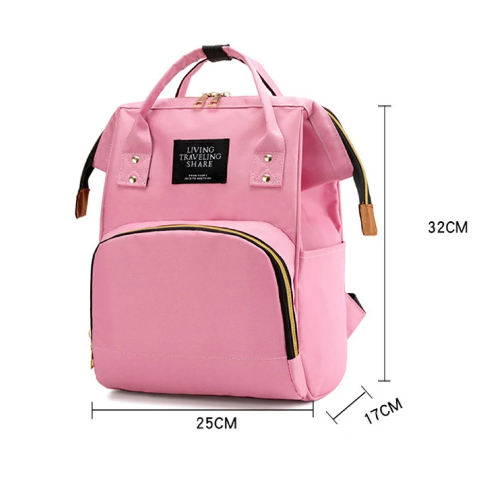 Mochila Pañalera Impermeable de Viaje Grande Oxford - Image 6