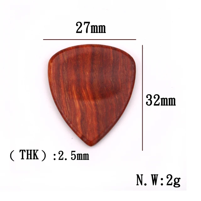 Red Sandalwood Guitar Capo Guitar Pick Set for Folk Classical Guitar Parts