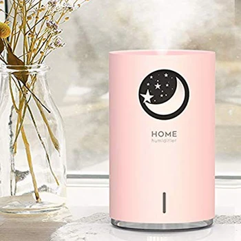 

Cold Mist Humidifier with Adjustable Fog Mode 300 Ml Water Tank for Sustainable Use 12 Hours 7 Colors LED Light Change Without W