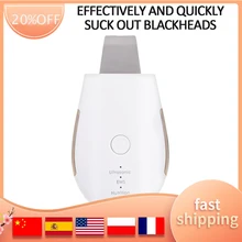 

Skin Scrubber Face Spatula Blackhead Remover Ultrasonic Pore Cleaner With 3 Modes Comedones Extractor For Facial Deep Cleansing