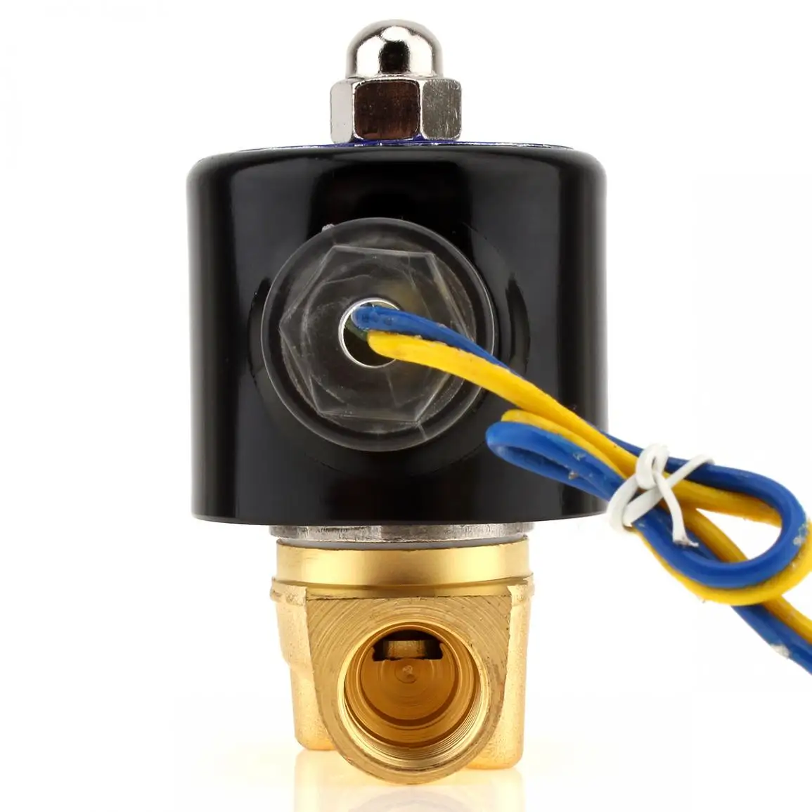 Электромагнитный клапан DC 12V 3/" NPT N/C латунь нормально закрытый электрический клапан для воды, масла, воздуха, дизельного топлива