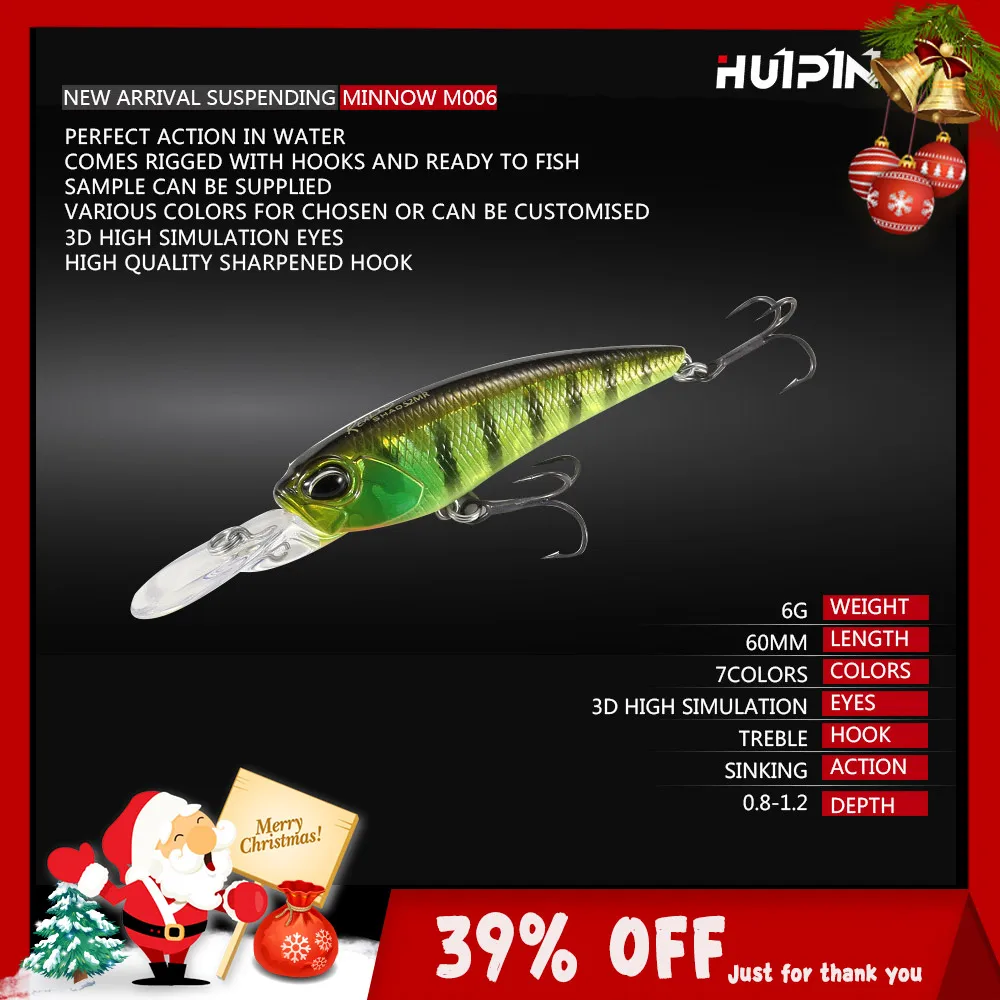 

Bassland New Minnow Hard Fishing Lure Realis Crank 6cm/6g Bait For Bass Pike Fishing Artificial Baits sea Fishing sinking lures