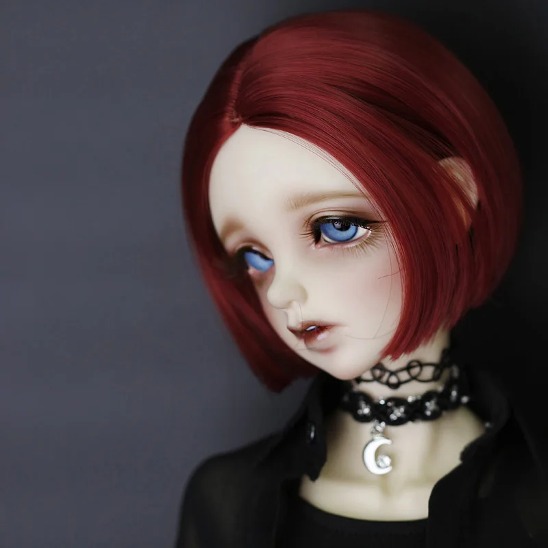 

New Style 1/3 1/4 1/6 1/8 Bjd SD Doll Wig High Temperature Wire Fashion Short Straight Wig For BJD Hair