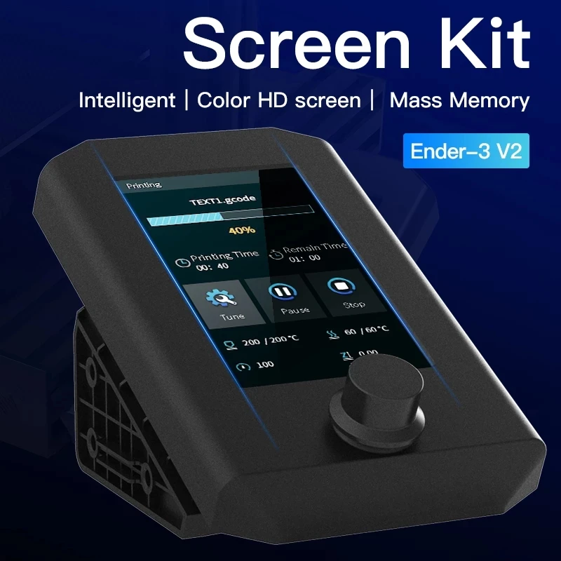 Детали для 3D-принтера CREALITY Ender-3 V2 цветной HD дисплей легкая установка 24 бита