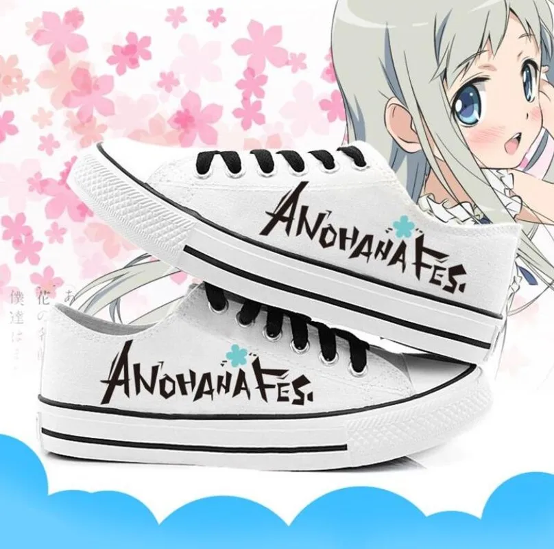 

Secret Base Anime Game Cosplay Cos Shoes Canvas Fashion Shoes Casual Men Women College Anime Cartoon Students Low Help Cos