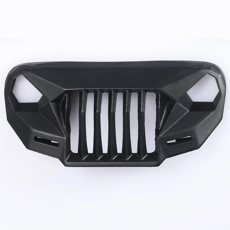 

Ms Anger Front Face Grating For 1/10 Rc Crawler Car Trx4 Axial Scx10 Jeep Jk Wrangler Sema Front Grille Angry Front Face