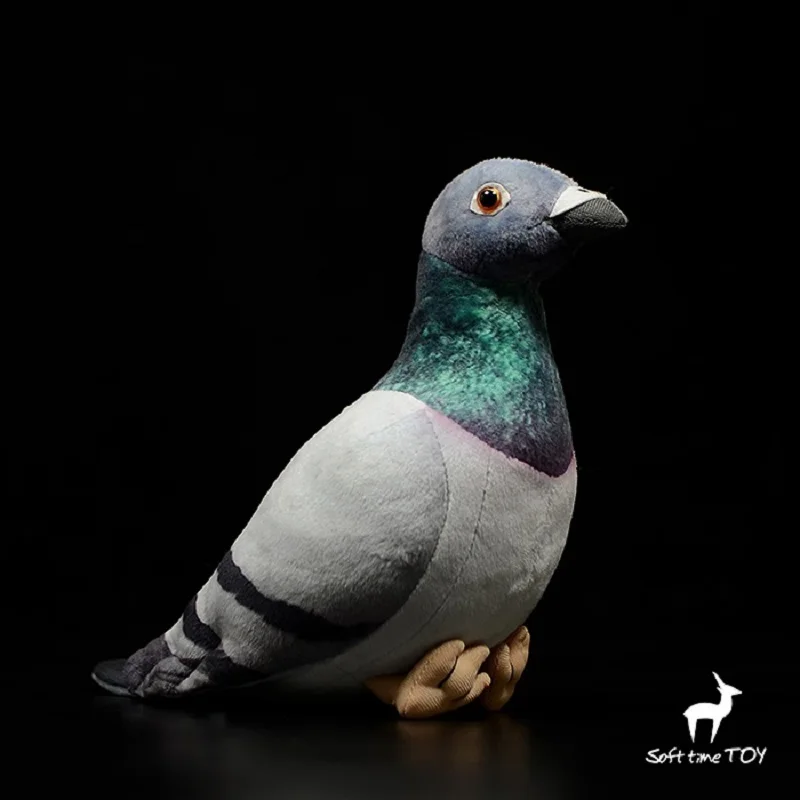 simulation dove plush toy about 26cm gray peace bird soft doll kids toy decoration birthday gift h0633