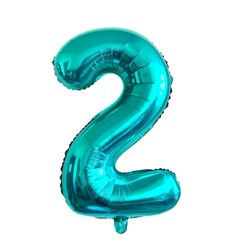 10 Stück alles Gute zum Geburtstag Ente blaue Folien-Zahlenballons erste Baby Junge Mädchen Partydekorationen mein 1 ein Jahr Ballons liefert Globos – Detail 4