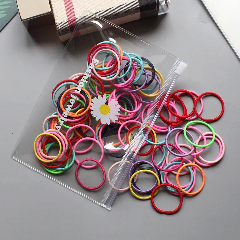 baby accessories girl 50/100pcs/set Small Ellastic Hairbands Colorful Rubber Band Headwear Baby Girls Children Ponytail Holder Gum For Hair Tie boots baby accessories	 Baby Accessories