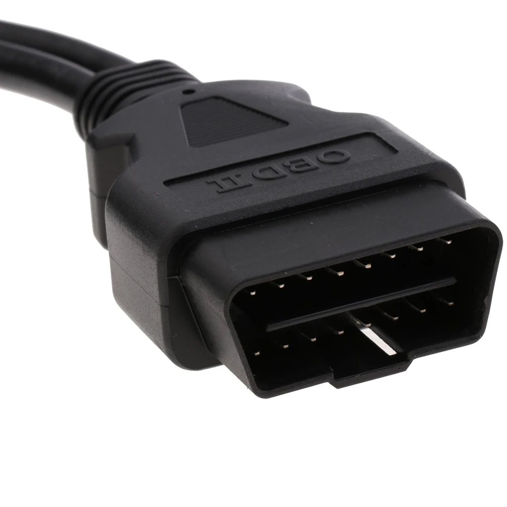 Отличная производительность OBD2 1to2 сплиттер адаптер расширение 16 контактный