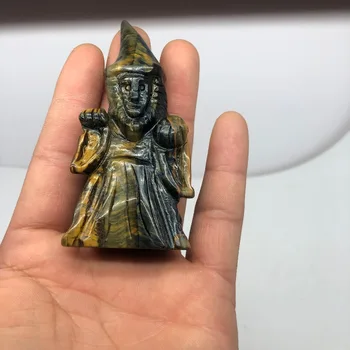 

Natural tiger eye crystal carved into a perfect sculpture