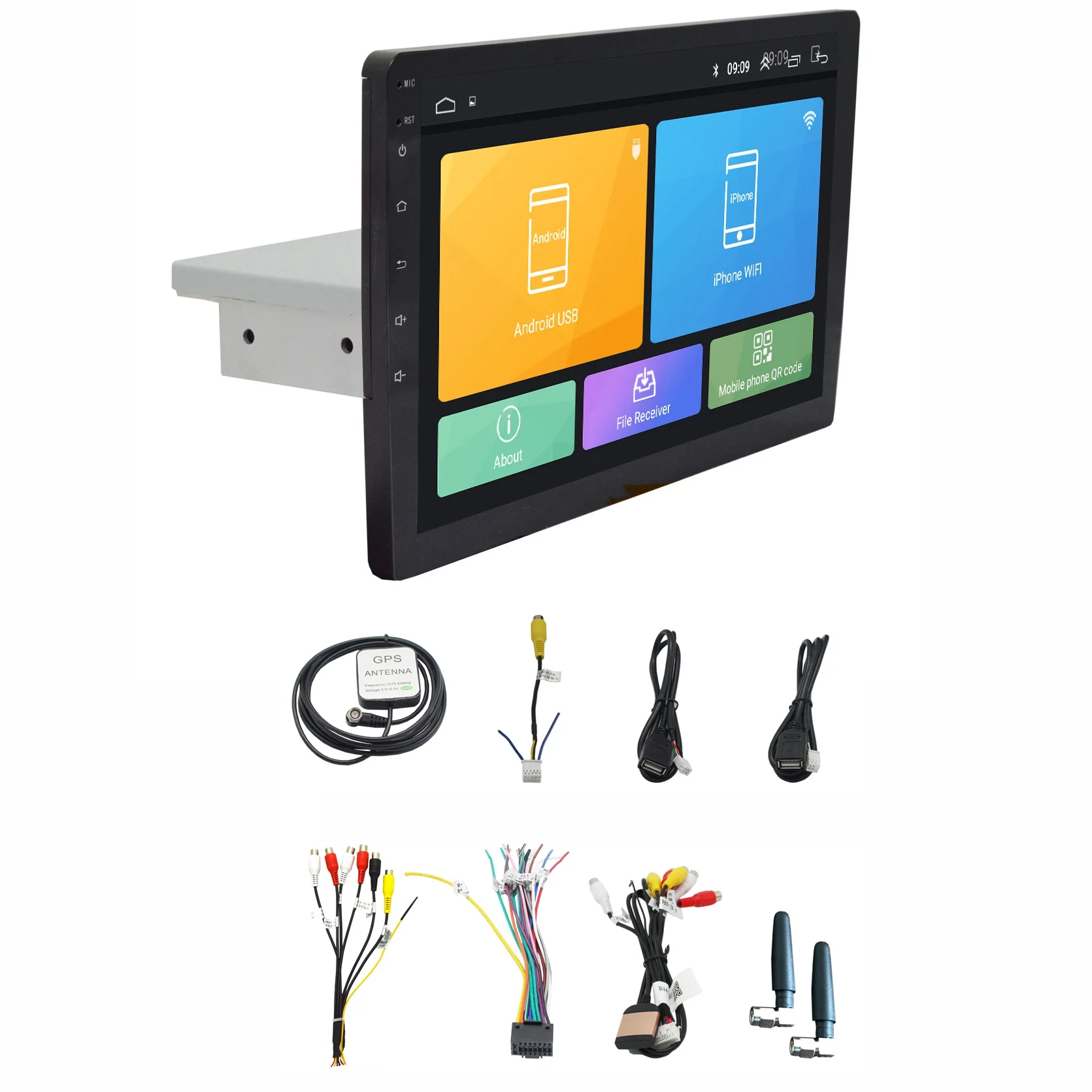 

10.1 Inch Android 8.1 Car Mp5 Player Contact Screen Bluetooth Radio Gps Navigation Hd Camera