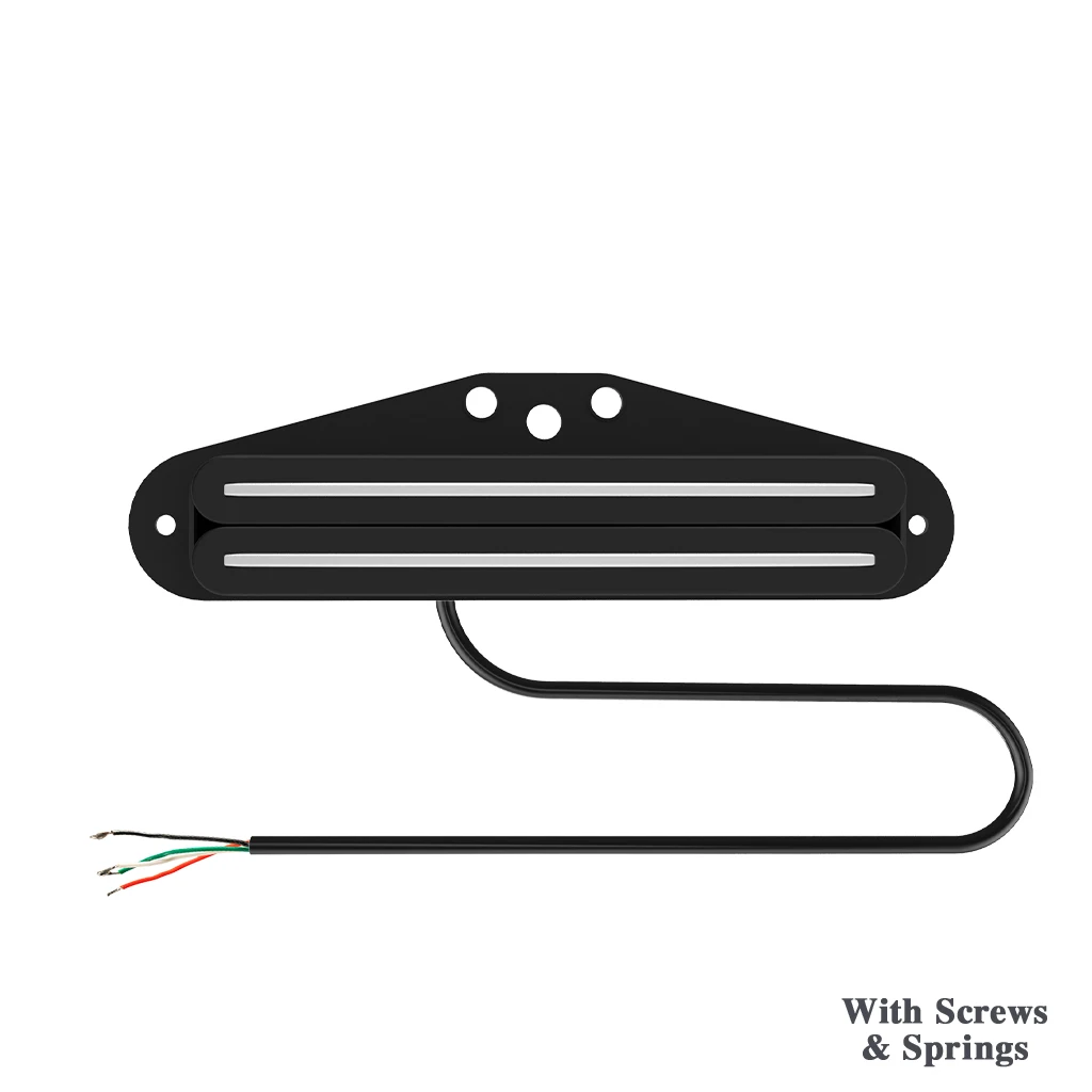 Pickup Humbucker Dual Hot Rail Per Chitarra Elettrica - Bobina Singola Style, Colore Crema, 9-10k Ohm
