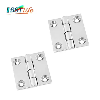 

2PCS Heavy Duty SS 316 marine grade 2inch 50*50mm cast Boat Caravan RV Deck Cabinet Drawer Door Strap Butt Hinge Hardware