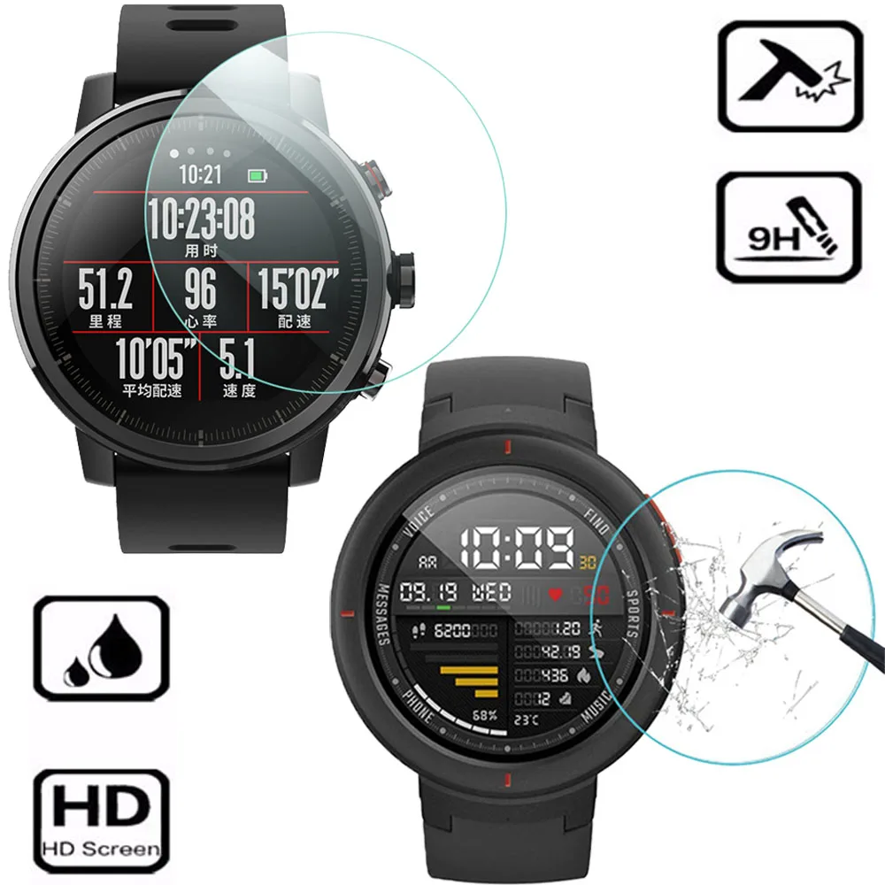 3/5 шт Защитная пленка для экрана Xiaomi Huami Amazfit Pace 2 2S/Verge 3 9H закаленное стекло Защита