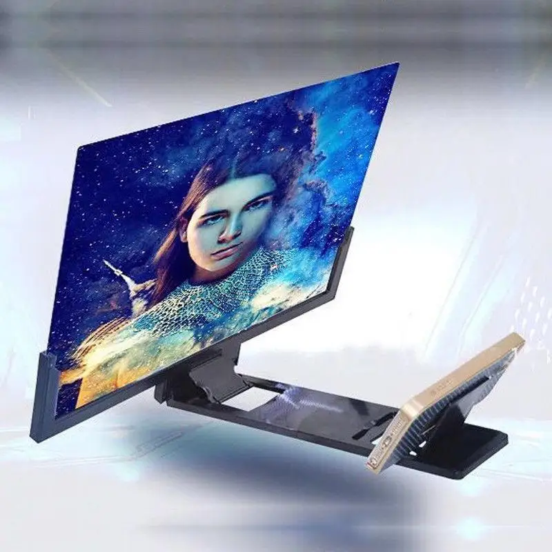 

DishyKooker 14" 3D Enlarged Screen Mobile Phone Bracket Cellphone Holder Amplifier Magnifier